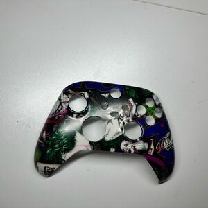 Vibrant Green and Purple Xbox Controller